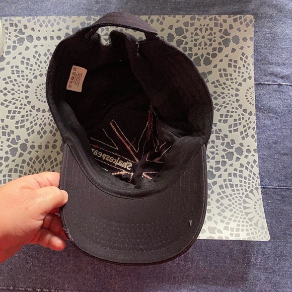 🧶 Shakespeare England blue baseball hat womens - Picture 4 of 5